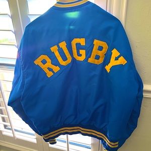 Marquette Golden Eagles large authentic rugby team jacket late 1980’s